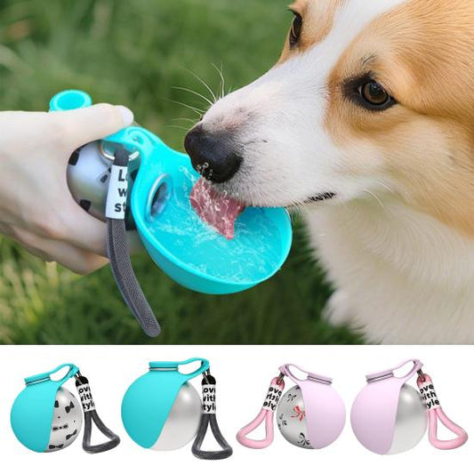 HydraDogs — Gourde Isotherme 2-en-1 avec Bol Intégré pour Chien